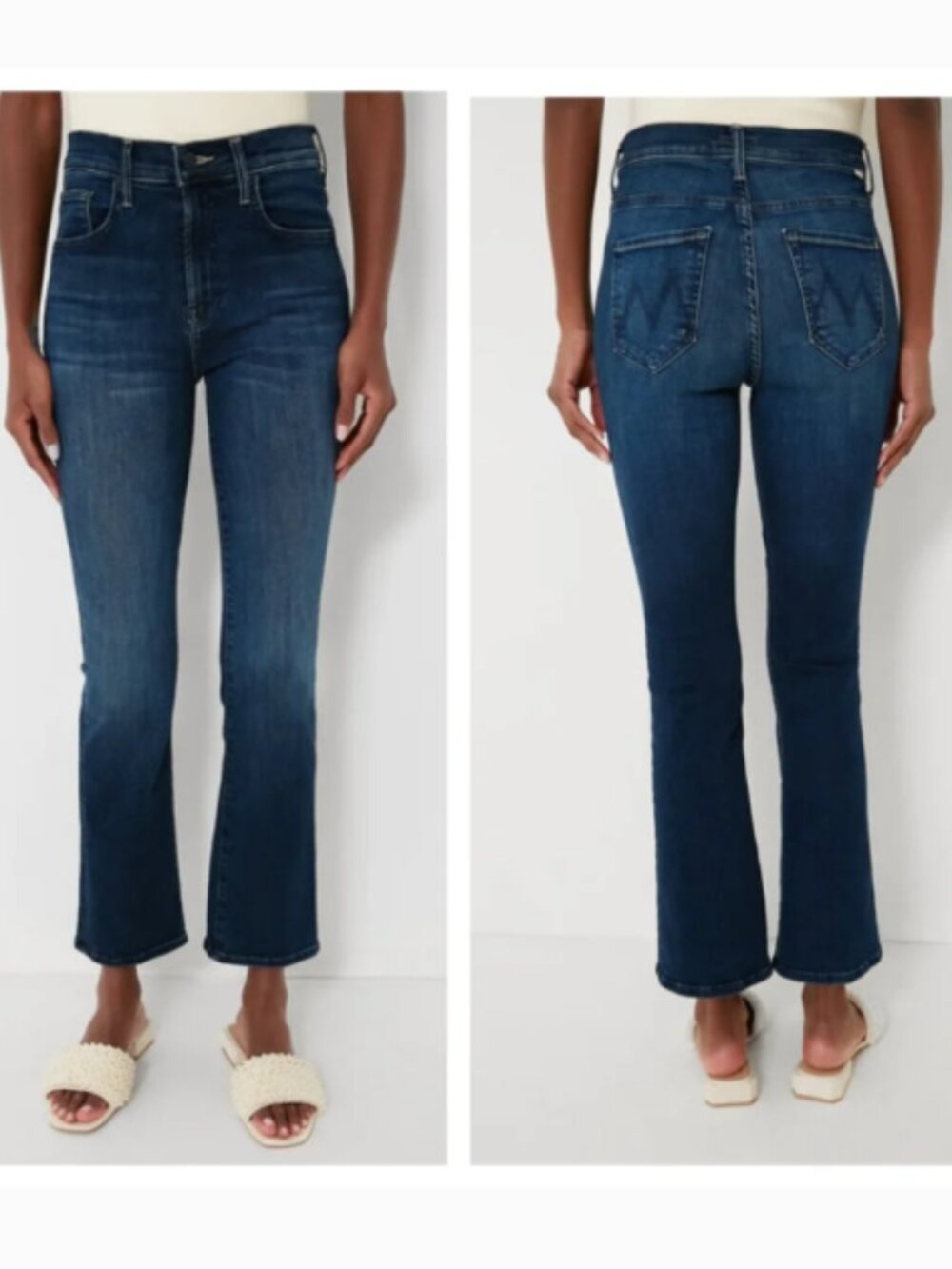 MOTHER The Insider Ankle Jeans  in Heirloom Dark Wash Size 26